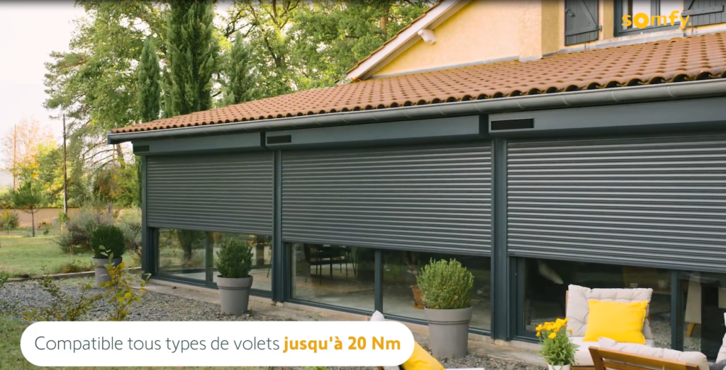 Volets Du Sud vous présente le nouveau moteur RS100 Solar io